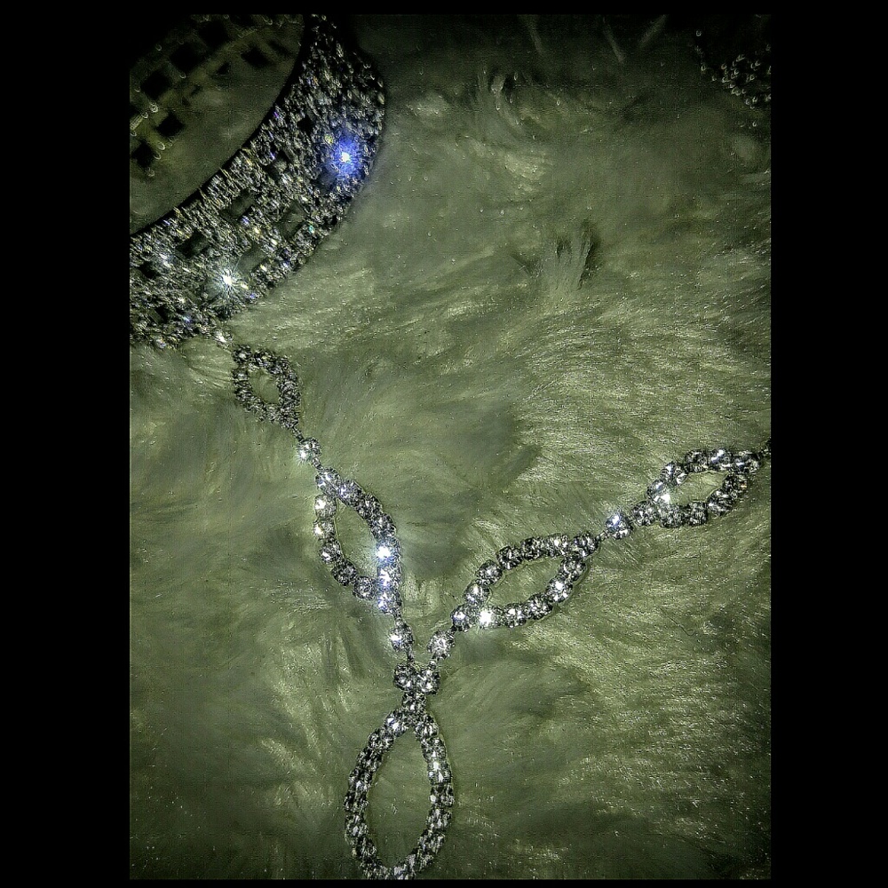 Elegant CZ Necklace and Matching Bracelet